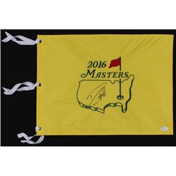 Danny Willett Signed 2016 Masters Tournament Pin Flag (JSA COA)