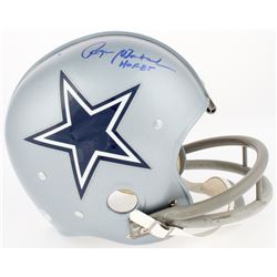 Roger Staubach Signed Cowboys TK Suspension Full-Size Helmet Inscribed "HOF 85" (TriStar COA)
