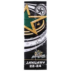 Marty Turco Signed 22x68 2007 NHL All-Star Game Banner (JSA COA)
