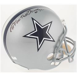 Ed "Too Tall" Jones Signed Cowboys Full-Size Helmet (Radtke COA)