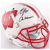 Image 1 : Melvin Gordon Signed Wisconsin Badgers Full-Size On-Field Helmet Inscribed "On Wisconsin!" (Radtke C