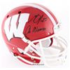 Image 1 : Melvin Gordon Signed Wisconsin Badgers Full-Size Helmet Inscribed "On Wisconsin!" (Radtke COA)