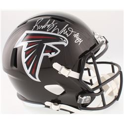 Roddy White Signed Falcons Full-Size Speed Helmet (Beckett COA)