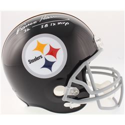 Franco Harris Signed Steelers Full-Size Throwback Helmet Inscribed "SB IX MVP" (JSA COA)