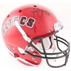 Marshall Faulk Signed San Diego State Aztecs Full-Size Throwback Helmet (Beckett COA)