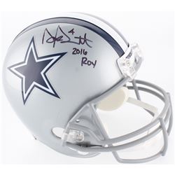 Dak Prescott Signed Cowboys Full-Size Helmet Inscribed "2016 ROY" (JSA COA  Prescott Hologram)