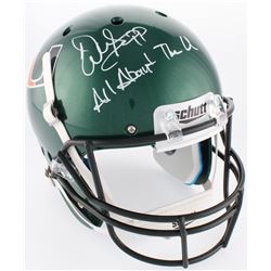 Warren Sapp Signed Miami Hurricanes Full-Size Helmet Inscribed "All About The U" (JSA COA)