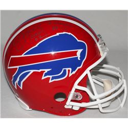 Jim Kelly Signed LE Bills Full-Size Authentic Pro-Line Helmet Inscribed "HOF 02"  "Forever #12" (Ste