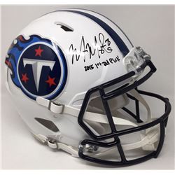 Marcus Mariota Signed Titans LE Full-Size Authentic On-Field Speed Helmet Inscribed "2015 1st Round 