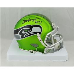 Steve Largent Signed Seattle Seahawks Blaze Speed Mini Helmet Inscribed "HOF 95" (JSA COA)