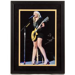 Jewel Signed 17x23 Custom Framed Photo (PSA COA)