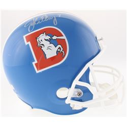 John Elway Signed Broncos Full-Size Helmet (Radtke COA  Elway Hologram)