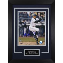 Ichiro Suzuki Signed Mariners 14x18.5 Custom Framed Photo Display (Suzuki COA)