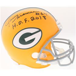 Jerry Kramer Signed Packers Full-Size Helmet Inscribed "H.O.F. 2018" (Radtke COA)