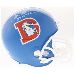 Terrell Davis Signed Broncos Full-Size Throwback Helmet Inscribed "SB XXXII MVP" (Radtke COA)