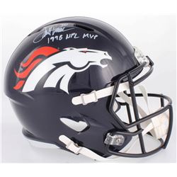Terrell Davis Signed Broncos Full-Size Speed Helmet Inscribed "1998 NFL MVP" (Radtke COA)