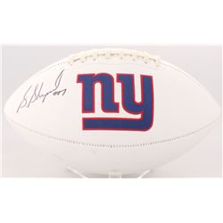 Sterling Shepard Signed Giants Logo Football (JSA COA)