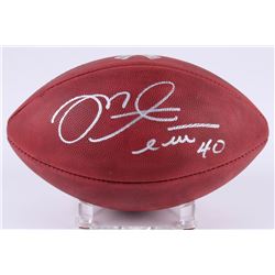 Mike Alstott Signed "Salute to Service" Official NFL Game Ball (Radtke Hologrram)