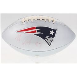 Rob Gronkowski Signed Patriots Logo Football (Radtke COA)