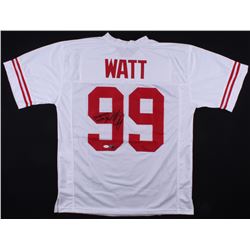 J. J. Watt Signed Wisconsin Badgers Jersey (JSA COA  Watt Hologram)