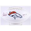 Image 1 : Terrell Davis Signed Broncos Logo Football Inscribed "HOF 17" (Radtke COA)
