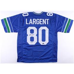 Steve Largent Signed Seahawks Jersey Inscribed "HOF '95" (Radtke COA)