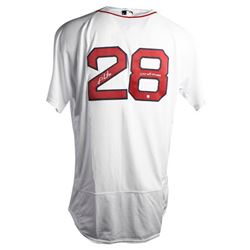 J.D. Martinez Signed Red Sox Jersey Inscribed "2018 WS Champs" (Steiner COA)