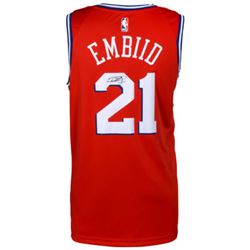 Joel Embiid Signed 76ers Statement Jersey (Fanatics Hologram)