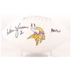Image 1 : Warren Moon Signed Vikings Logo Football Inscribed "HOF 06" (Radtke Hologram)