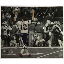 Tom Brady Signed New England Patriots "Super Bowl 51 Touchdown Celebration" 20x24 Limited Edition Ph