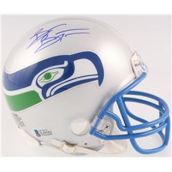 Brian Bosworth Signed Seahawks Throwback Mini Helmet (Beckett COA)