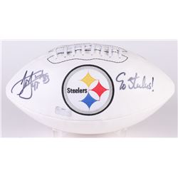 Louis Lipps Signed Steelers Logo Football Inscribed "Go Steelers!" (Radtke Hologram)