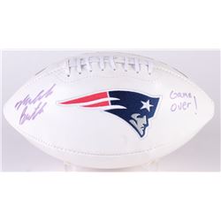 Malcom Butler Signed Patriots Logo Football Inscribed "Game Over!" (Radtke Hologram)
