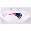 Image 1 : Malcom Butler Signed Patriots Logo Football Inscribed "Game Over!" (Radtke Hologram)