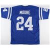 Image 1 : Lenny Moore Signed Colts Jersey Inscribed "HOF 75" (JSA COA)