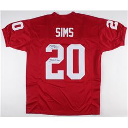 Billy Sims Signed Oklahoma Sooners Jersey Inscribed "78 Heisman" (JSA COA)