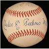 Image 1 : Charlie Pechous Signed ONL Baseball (JSA COA)