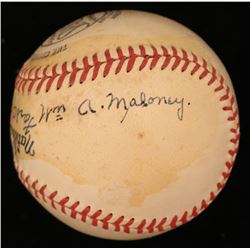 Billy Maloney Signed ONL Baseball (JSA COA)