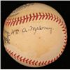 Image 1 : Billy Maloney Signed ONL Baseball (JSA COA)