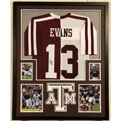 Mike Evans Signed Texas AM Aggies 34x42 Custom Framed Jersey Display (JSA COA)