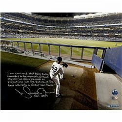 Mariano Rivera Signed New York Yankees "Warming Up in the Bullpen" 16x20 Photo With Extensive Inscri
