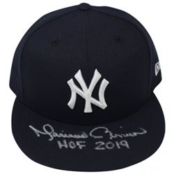 Mariano Rivera Signed New York Yankees  New Era Snapback Hat Inscribed "HOF 2019" (Steiner COA)