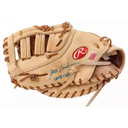 Lars Anderson Signed Game Used Rawlings Baseball Glove Inscribed "Game Worn" (YSMS COA)