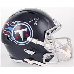 Earl Campbell Signed Tennessee Titans Full-Size Speed Helmet Inscribed "HOF 91" (JSA COA)