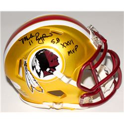 Mark Rypien Signed Washington Redskins Mini Blaze Speed Helmet Inscribed "SB XXVI MVP" (JSA COA)