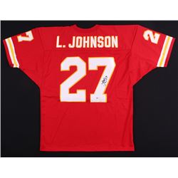 Larry Johnson Signed Kansas City Chiefs Jersey (Beckett COA)