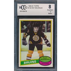 1980-81 Topps #140 Ray Bourque RC (BCCG 8)