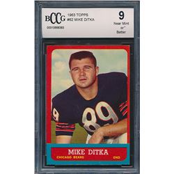 1963 Topps #62 Mike Ditka (BCCG 9)