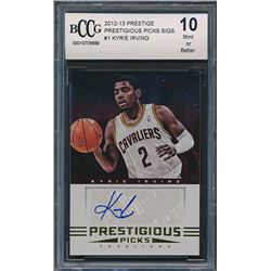 2012-13 Prestige Prestigious Picks Signatures #1 Kyrie Irving (BCCG 10)