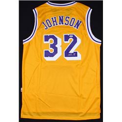 Magic Johnson Signed Los Angeles Lakers Jersey (PSA COA)